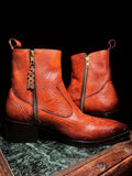 BRONZE CARVED BOOTS
