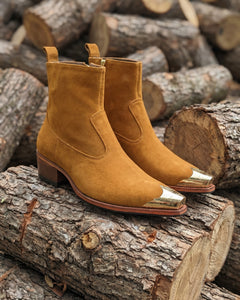 TAN STEEL TOE
